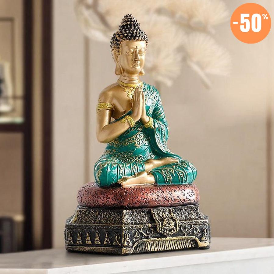 Statues du Bouddha Anjali-Mudra assis
