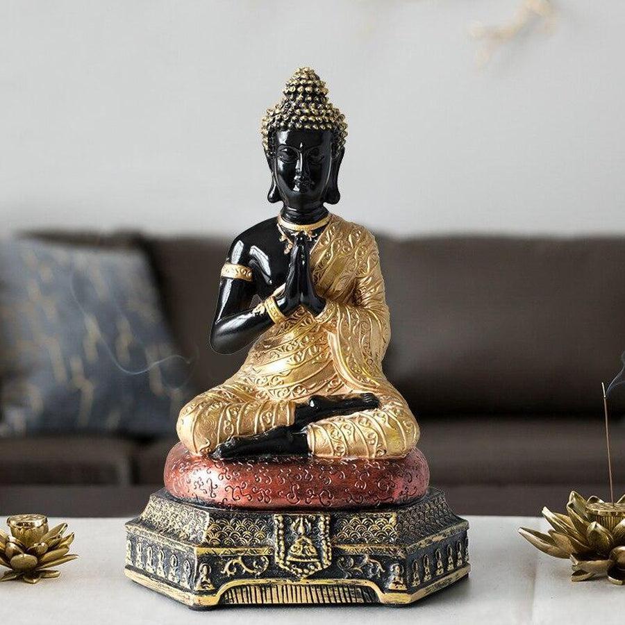 Statues du Bouddha Anjali-Mudra assis