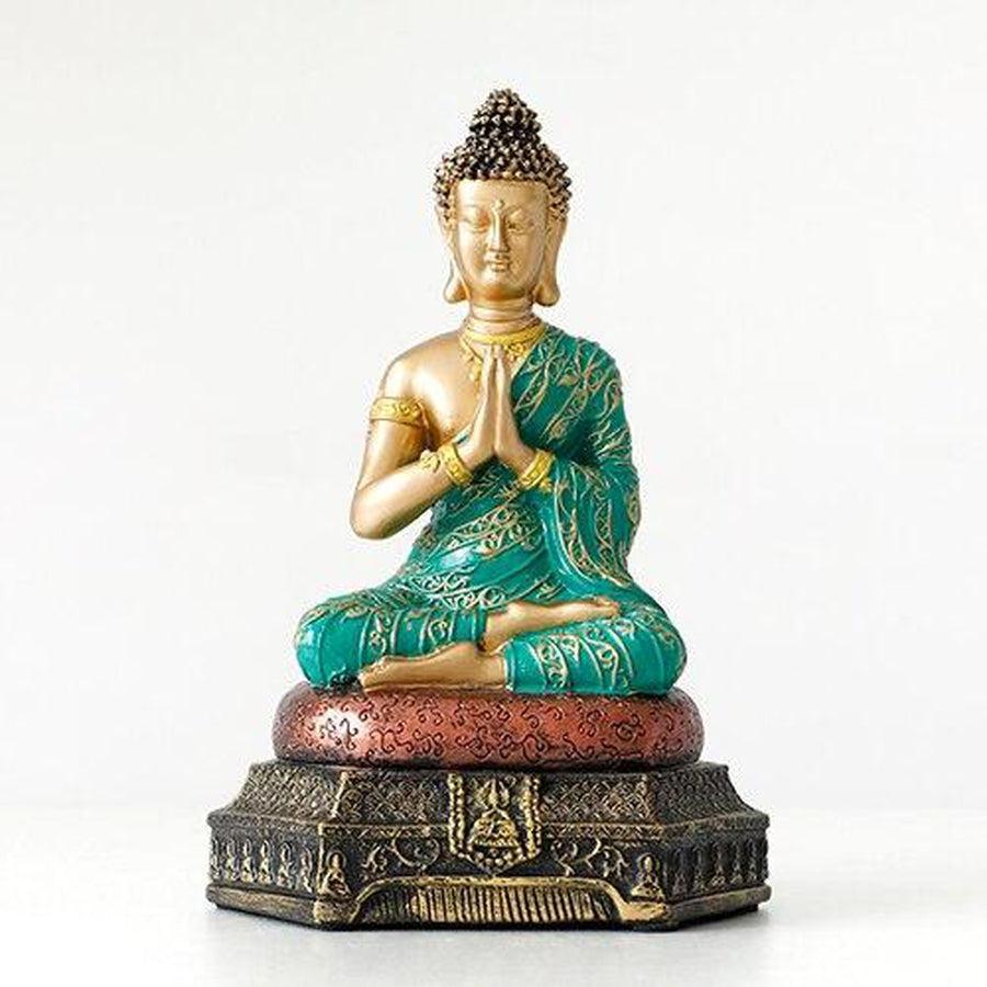 Statues du Bouddha Anjali-Mudra assis