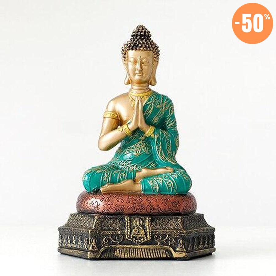 Statues du Bouddha Anjali-Mudra assis