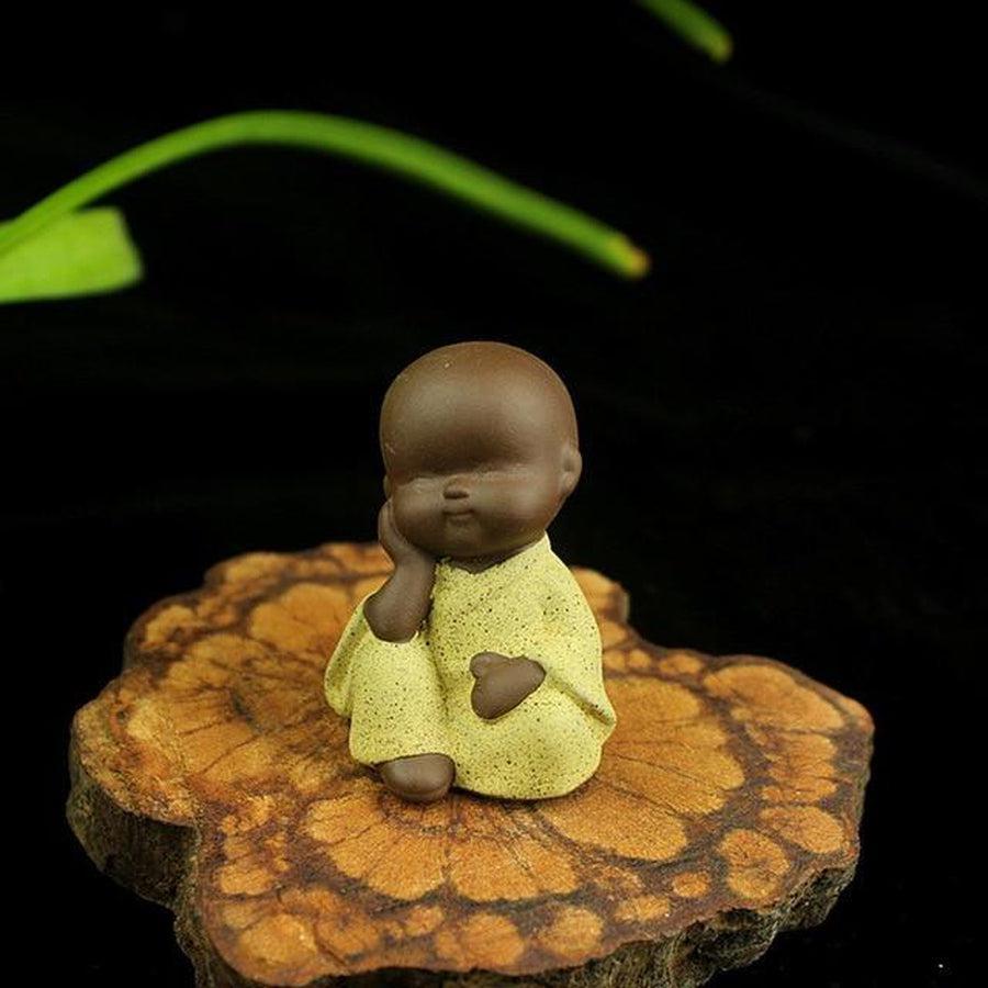 Statuette de petits moines bouddhistes « Tathagata »
