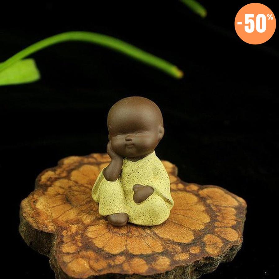 Statuette de petits moines bouddhistes « Tathagata »