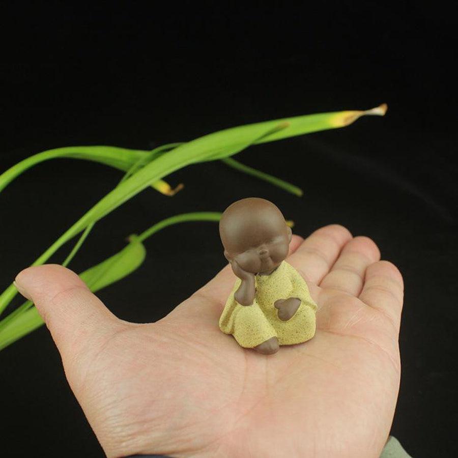 Statuette de petits moines bouddhistes « Tathagata »
