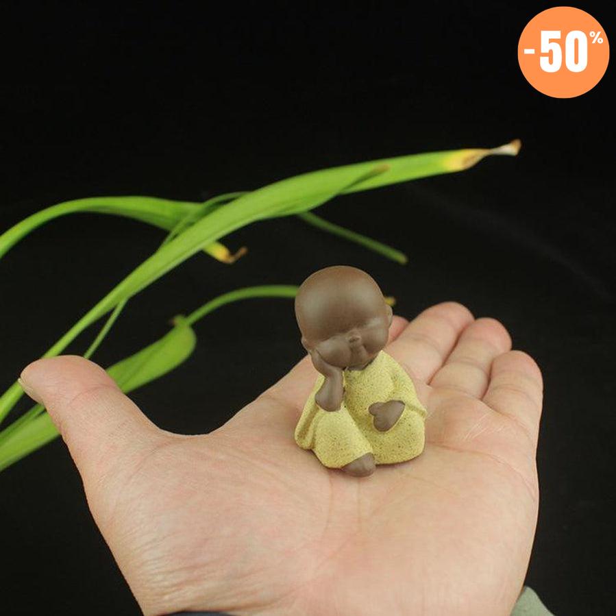 Statuette de petits moines bouddhistes « Tathagata »