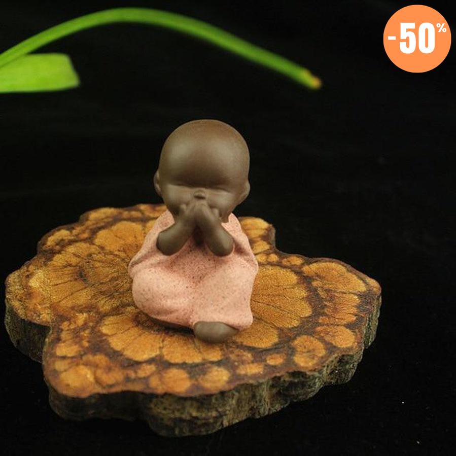 Statuette de petits moines bouddhistes « Tathagata »