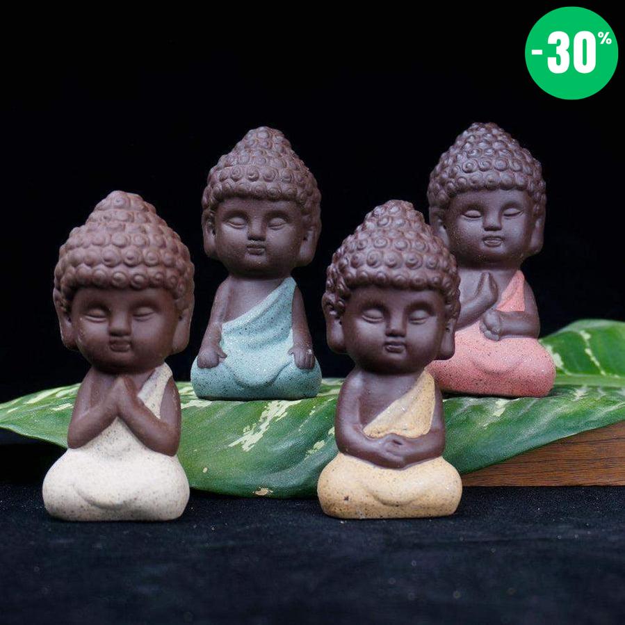 Superbes statuettes indiennes « Tathagata »