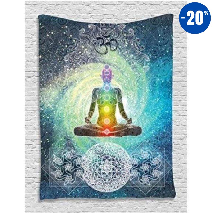 Toile de méditation des 7 Chakras