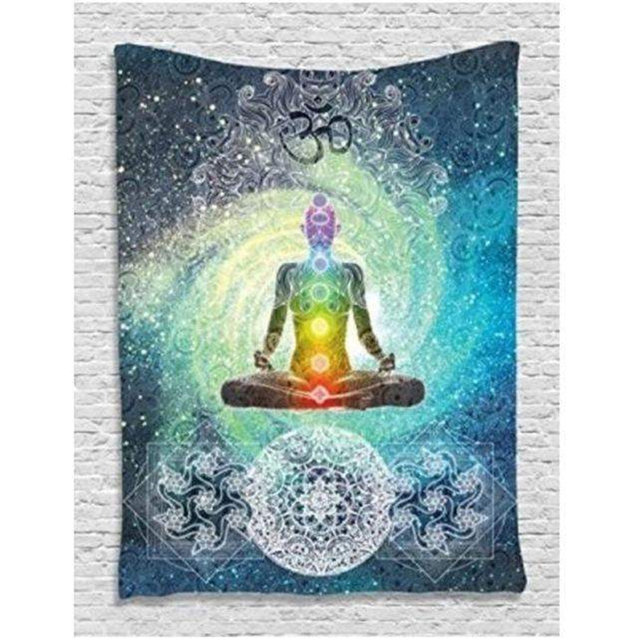 Toile de méditation des 7 Chakras