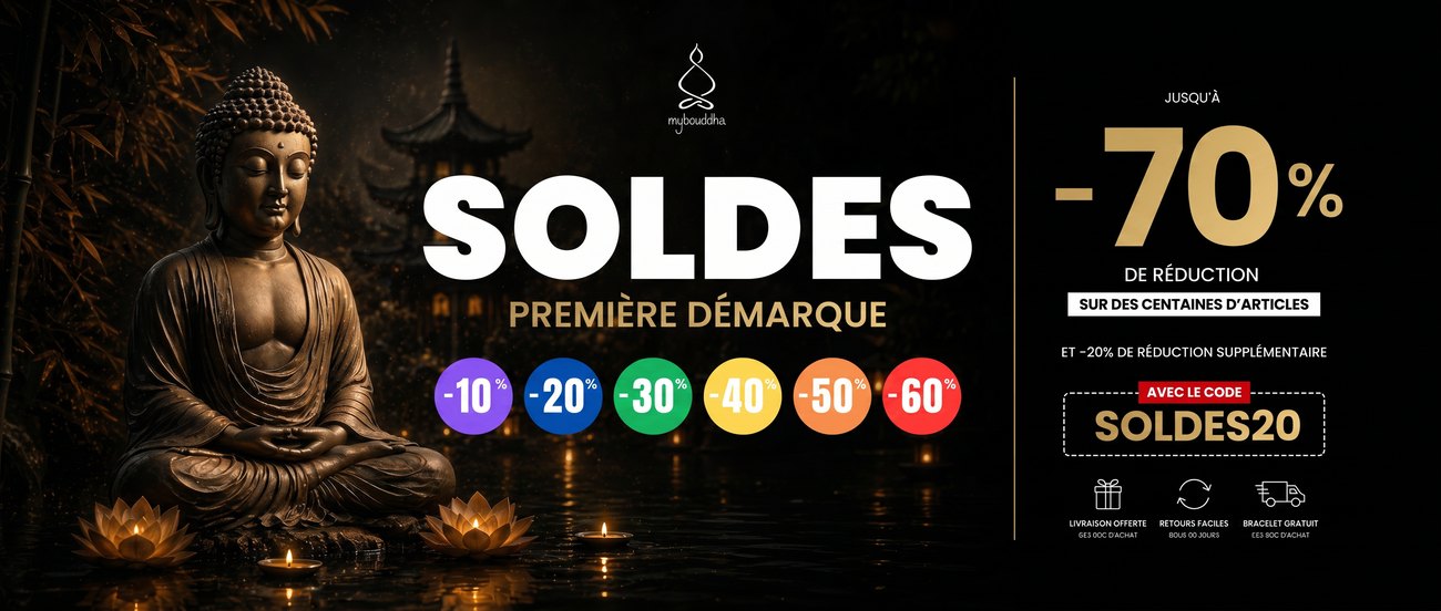 Soldes d'été MyBouddha — Première démarque, jusqu'à −70%, code SOLDES20